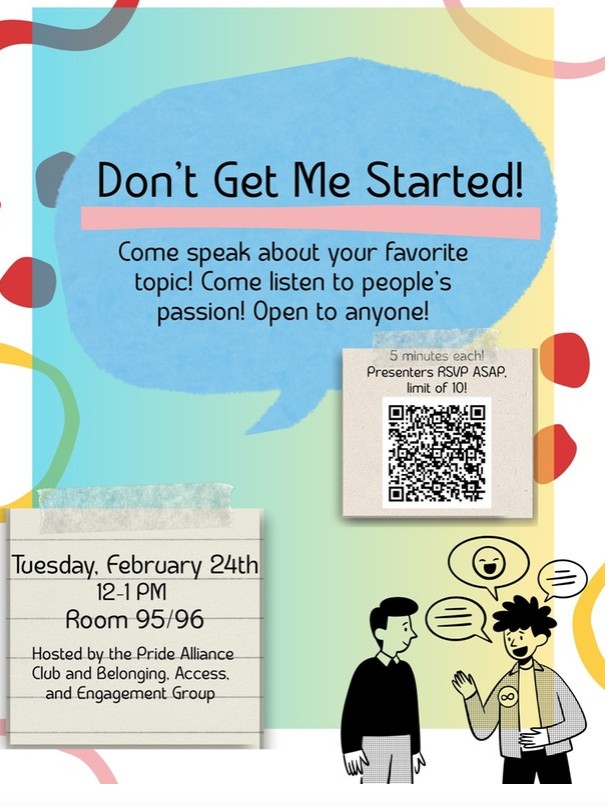 Information for the Don't Get Me Started Event on February 24th