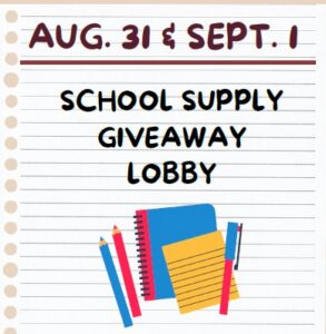 School Supply Giveaway