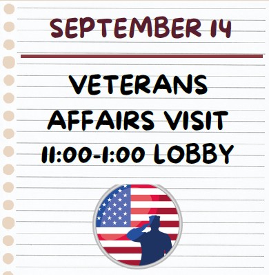 Veterans Affairs Visit September 14